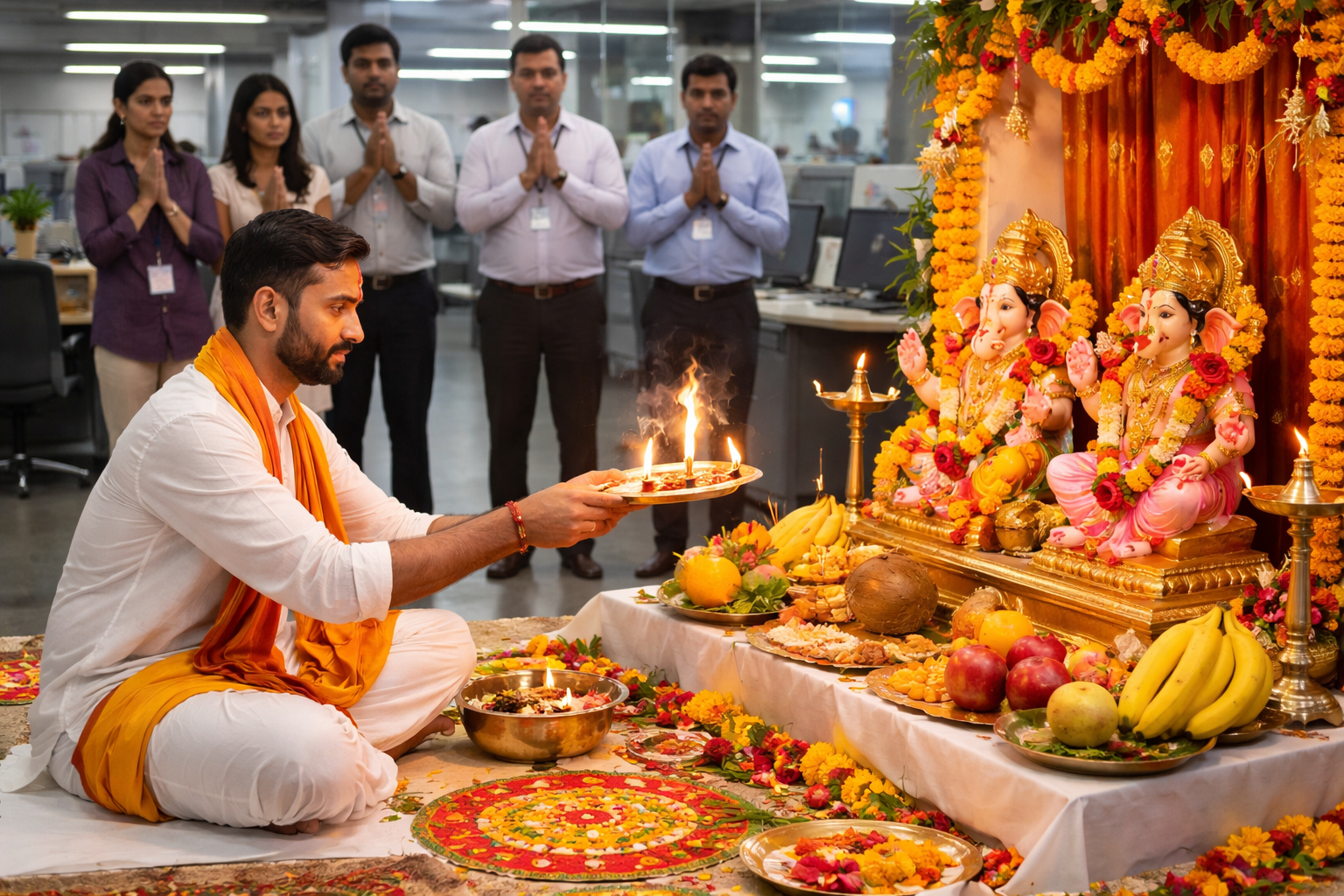 Daily Office / Factory  Puja